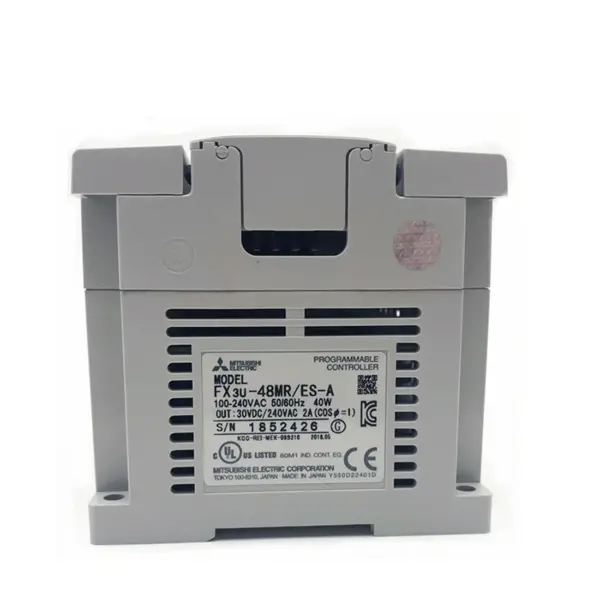 Mitsubishi FX3U Program Control Blow Molding Controller PLC FX3U-48MR-ES-A FX3U-48MR/ES-A pro vstřikovací lisy