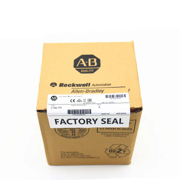 Řídicí jednotka stroje Rockwell Automation PLC SLC 500 Allen Bradley Napájení 1746-P4