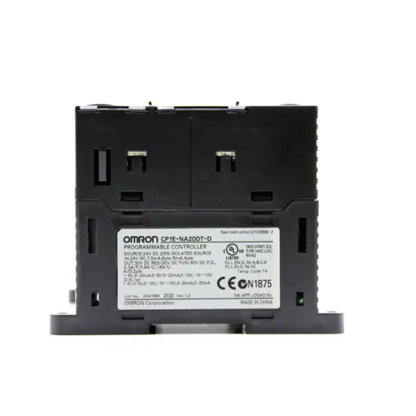 Řídicí jednotka automatizačních strojů Omron PLC CP1E N20 CPU Module CP1E-NA20DT-D