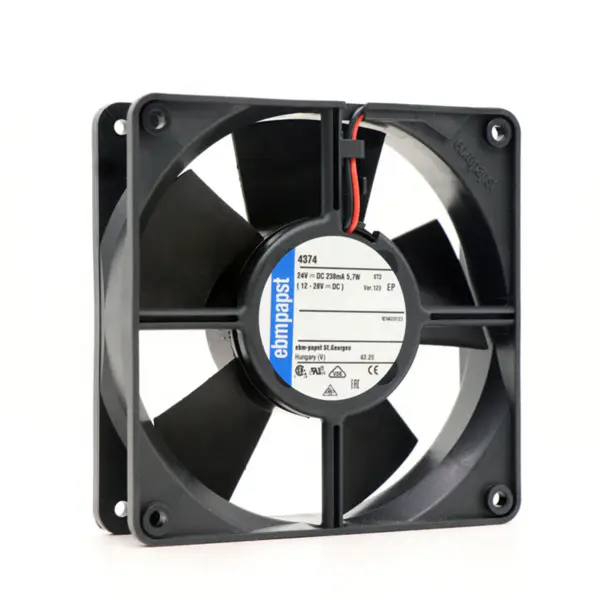 Originální nový Ebmpapst MULTIFAN 24VDC 12CM 4374-123 105.9CFM 3000RPM Axiální chladicí ventilátor