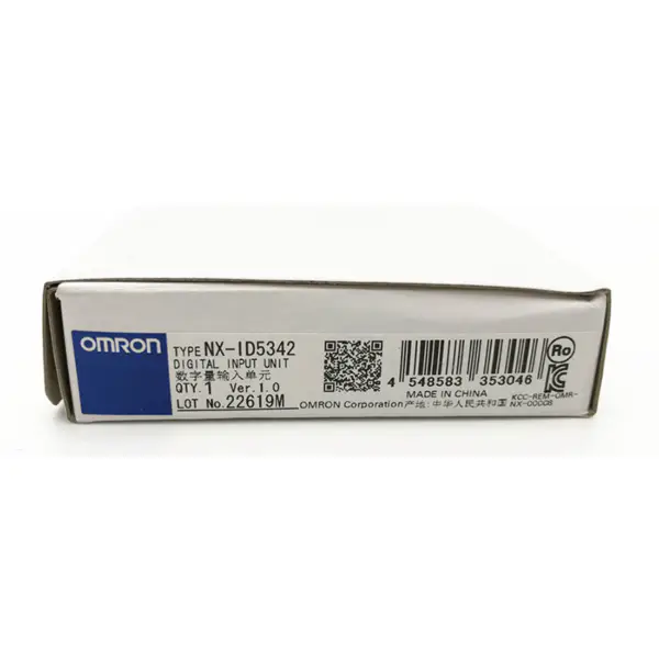 Digitální analogový vstupní modul PLC řady NX společnosti Omron NX-ID5342