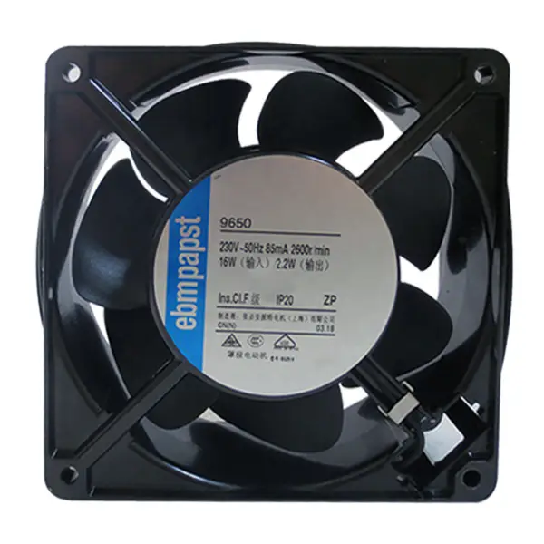 Superiority supply 120*120*38mm plastová skříň 9650 ebmpapst chladicí ventilátor
