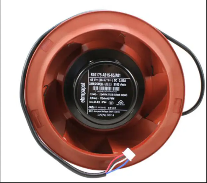 Německo EBM DC48V R1G175-AB15-65/A01 odstředivý ventilátor čističky vzduchu