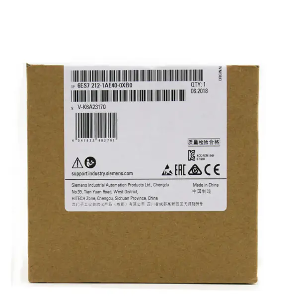 Siemens Náhradní díly Simatic S7 1200 PLC S7-1200 1212C Cpu Module 6ES7 212-1AE40-0XB0 Cena