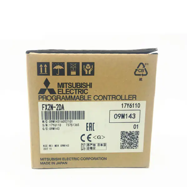 Hot Sale Mitsubishi FX2N Series PLC FX2N 2DA Analogový výstupní modul FX2N-2DA