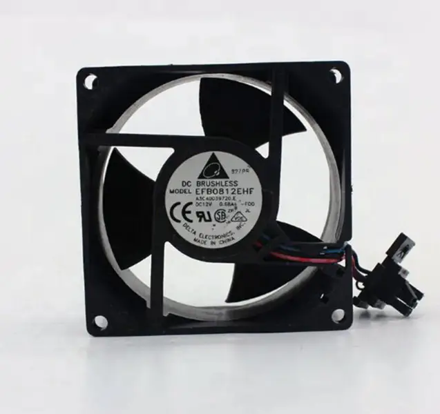 Delta 8cm 8032 EFB0812EHF 12V 0,68A dvojitý kulový ventilátor pro chlazení serverů