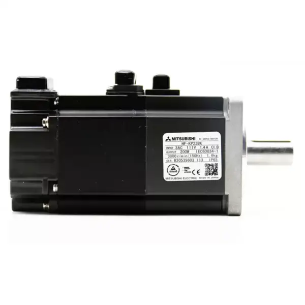 200W 110V 3 fáze Mitsubishi Ac Servo vřetenový motor Použitá sada HF-KP23BK Cena