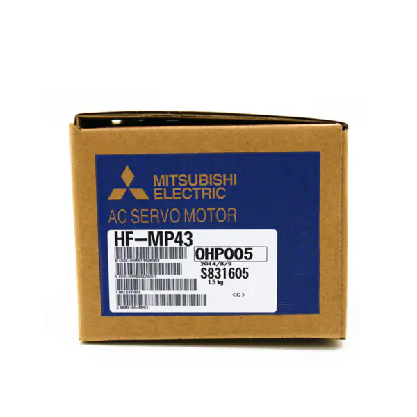Nízkonákladový permanentní magnet 400w Kit AC Rotary Servo Motor 3000RPM Značky Mitsubishi HF-MP43