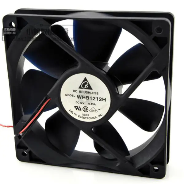 Delta 12025 12V 0,45A WFB1212H 12cm ventilátor pro chlazení podvozku napájecího zdroje