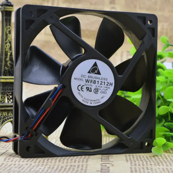 Delta 12025 12V 0,45A WFB1212H 12cm ventilátor pro chlazení podvozku napájecího zdroje