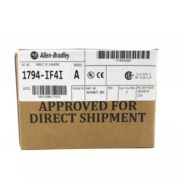 Allen-Bradley 1794 PLC Flex I/O 4 izolované vstupy Analogový modul 1794-IF4I