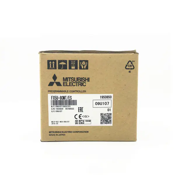 FX5U-80MR-ES Melsec IQ-F Mitsubishi FX5U FX5U-80 PLC Cpu Module FX5U-80MT/ES