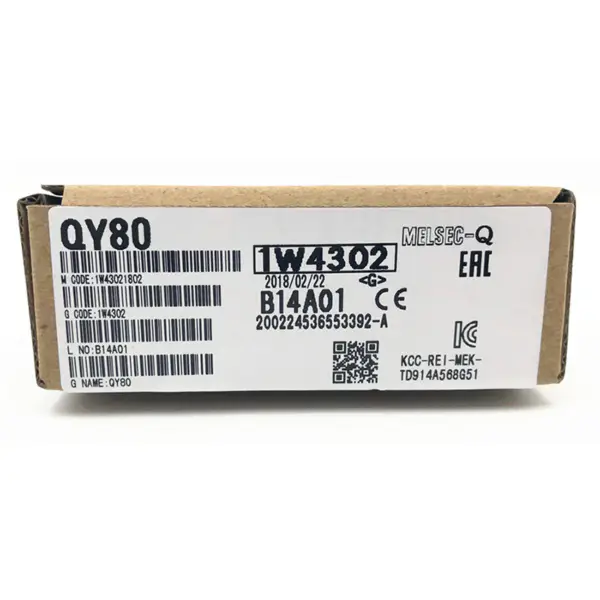 Mitsubishi Melsec Q Series PLC 16 bodů Tranzistorová výstupní jednotka QY80