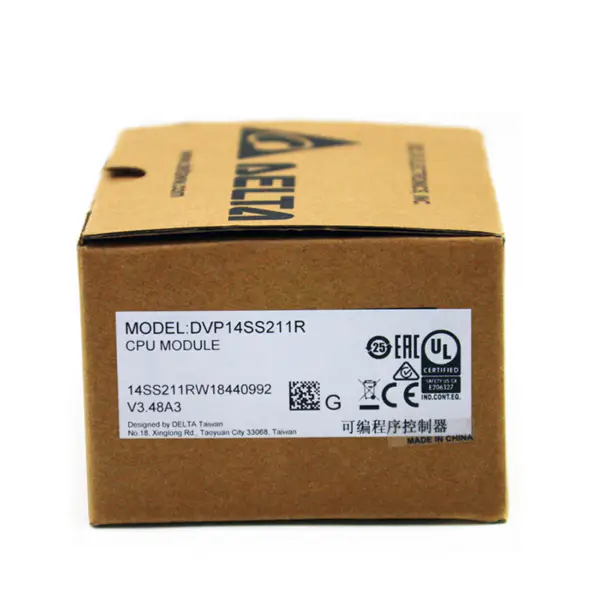 Delta DVP SS 14 SS2 14SS211R PLC 14SS2 DVP-14SS2 Digitální CPU modul DVP14SS211R se vstupem RS232 Balení pro průmysl Ect