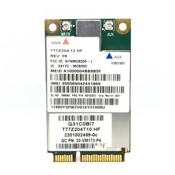Sierra MC8355 Mini PCIE bezdrátový 3G modul WWAN HSPA GPRS GPS karta FRU 60Y3257 pro W530 T430 X230 T430