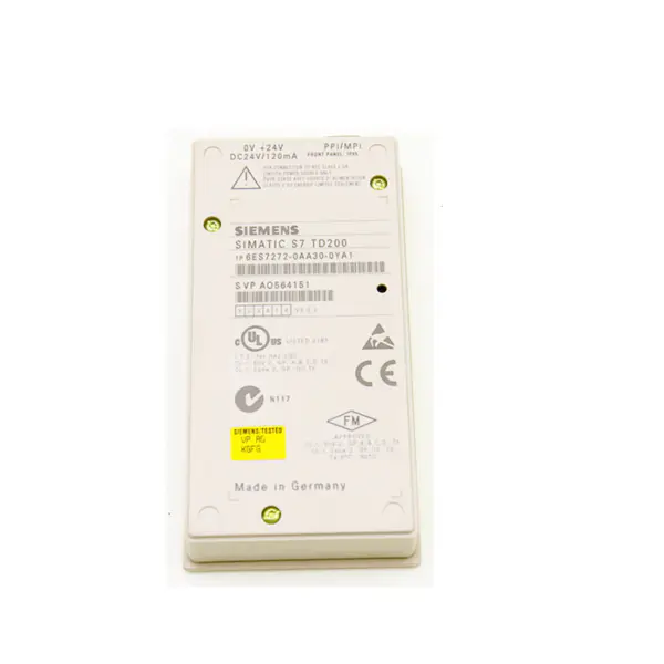 Siemens TD200 6ES7 272-0AA30-0YA1 Textový displej Programovatelný logický regulátor Balíček Průmyslová elektronika