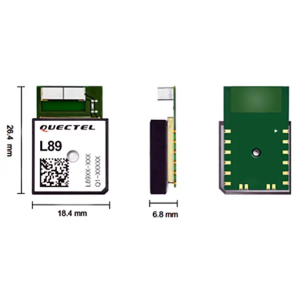 Vysoce výkonný modul GNSS L89 s podporou IRNSS GPS IRNSS GLONASS BeiDou GNSS modul L89 od společnosti Quectel