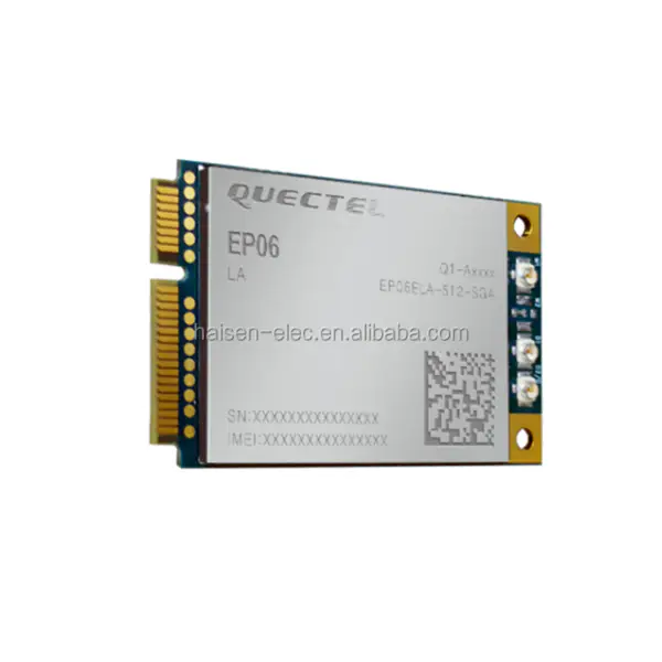 EP06 je řada modulů LTE Advanced kategorie 6 optimalizovaná speciálně pro aplikace M2M a IoT ep06 EP06-E EP06-A