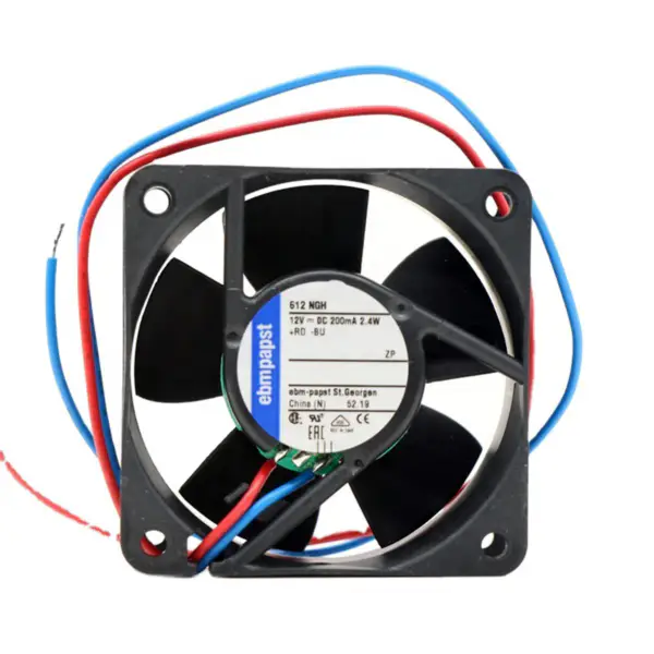 Německý chladicí ventilátor Ebm-papst TYP 6025 12V 2,4 W 6CM 612NGH
