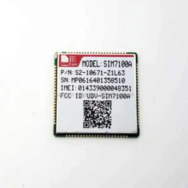 SIMCOM 4G LTE Cat-3 bezdrátový modul SIM7100 vícepásmový WCDMA GNSS modul M2M aplikace IoT SIM7100A SIM7100C SIM7100E