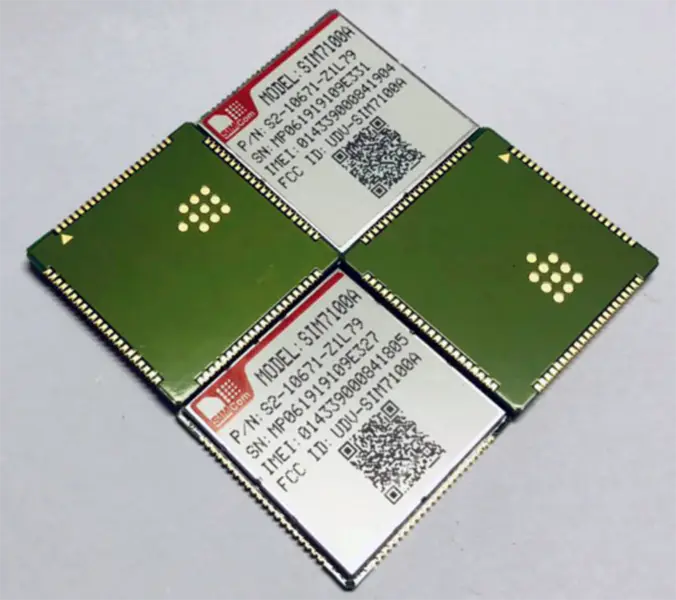 SIMCOM 4G LTE Cat-3 bezdrátový modul SIM7100 vícepásmový WCDMA GNSS modul M2M aplikace IoT SIM7100A SIM7100C SIM7100E
