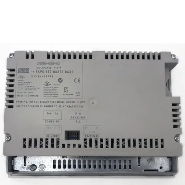 6AV6 642-0AA11-0AX1 Siemens Simatic Touch Panel Groupe TP177A HMI 6AV6642-0AA11-0AX1