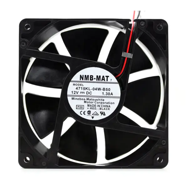 NMB 4715KL-04W-B50 12CM 12V 1.30A násilný ventilátor chlazení šasi serveru ventilátor