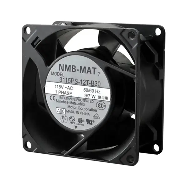 Nový chladicí ventilátor s kuličkovými ložisky NMB 3115PS-12T-B30 3115PS-12T-B20 115V 7/9W