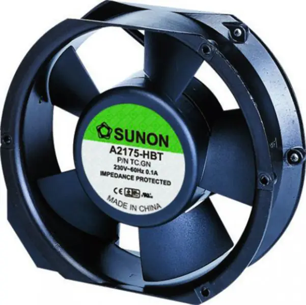 SUNON elektrický ventilátor pro chlazení rozváděčů A2175-HBT TC.GN 1751 220V axiální ventilátor