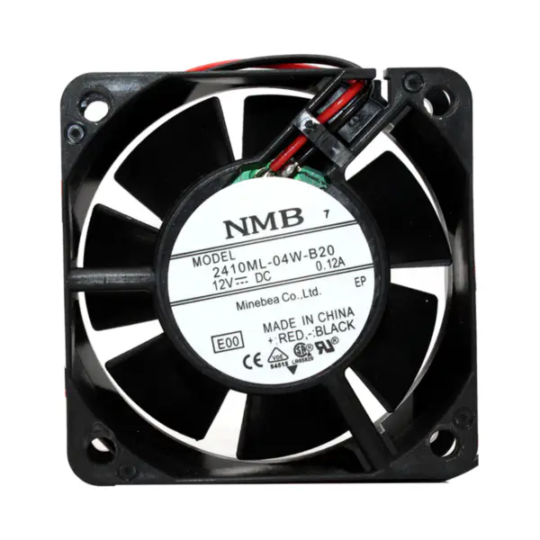Originální NMB 2410ML-04W-B20 60*60*25mm 12V 0,16A Nízkohlučný chladicí ventilátor 2410ML-04W-B40