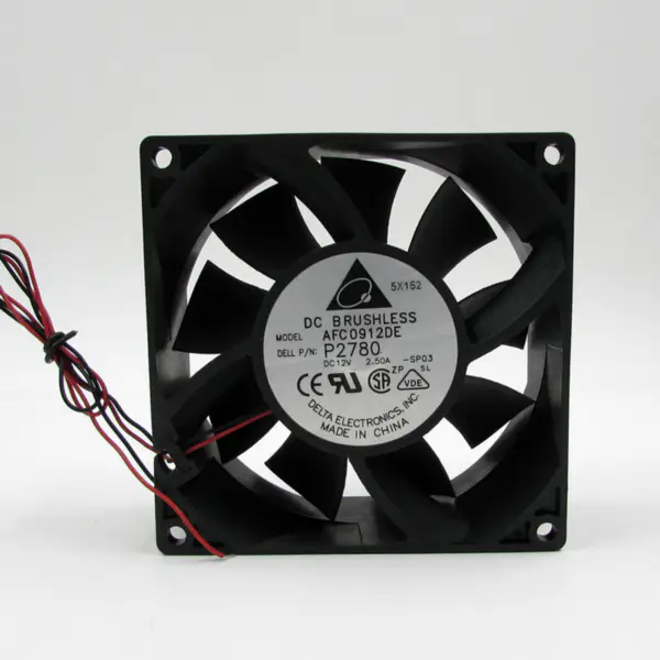 AFC0912DE Delta dvojitý kulový 9CM výkonný chladicí ventilátor 90*90*38mm ventilátor 12V2,5A