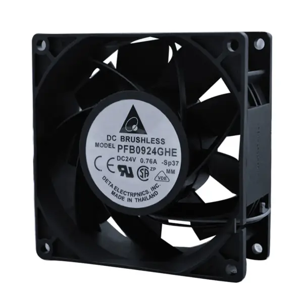 Tchaj-wan Delta DC ventilátor PFB0924GHE ABB 15.12W 24V 129CFM 6000RPM invertorový ventilátor určený pro chlazení