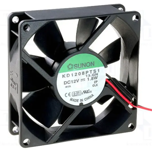 Originální autentický SUNON KD1208PTS1 8025 80*80*25mm DC12V 1.8W 2950RPM Chladicí ventilátor pro napájení šasi