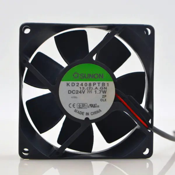 KD2408PTB1 1,7W 24V 0,07A Tchajwanský ventilátor SUNON s vysokoobjemovým tichým měničem