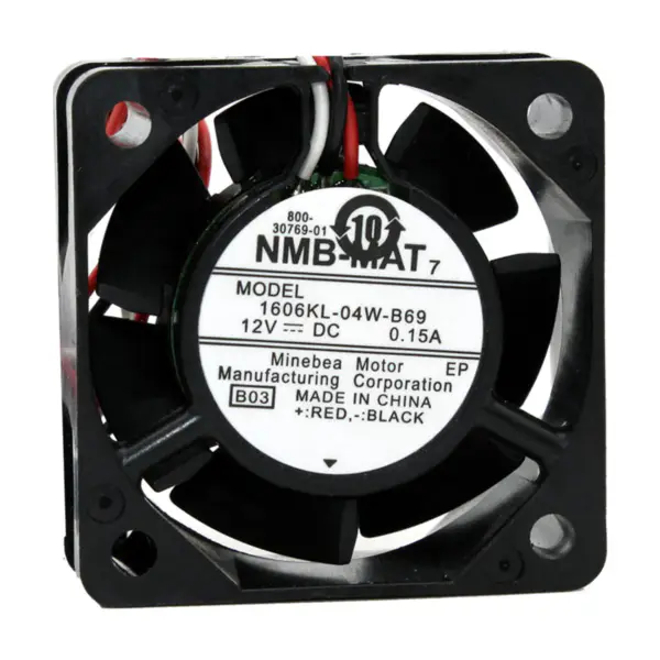 Minebea NMB 40*40*15mm 12V 0,15A 1606KL-04W-B60 dvojitý kulový chladicí ventilátor
