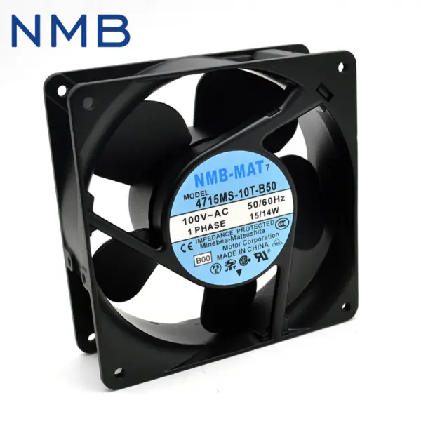 4715MS-10T-B50-B00 - Axiální ventilátor NMB, 100 V, 119*119*38MM