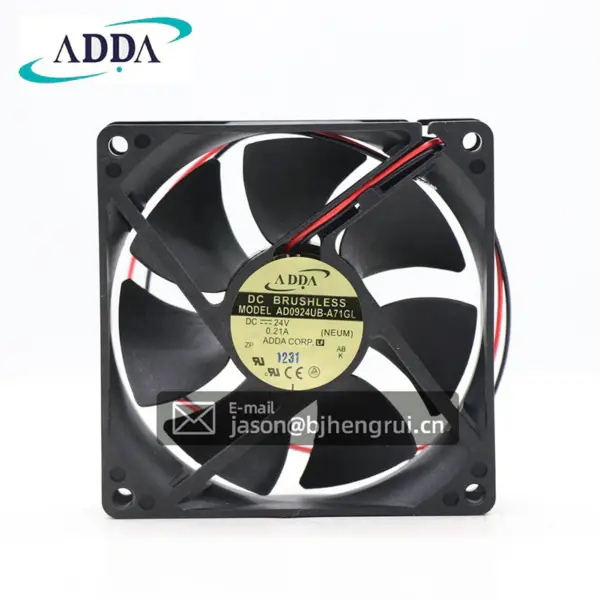 axiální ventilátor AD0924UB-A71GL 24V 0,21A 2drátový chladicí ventilátor