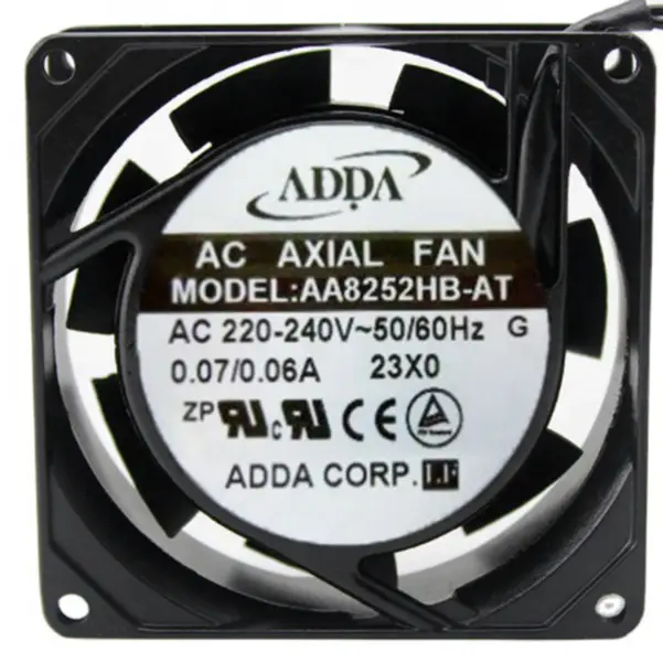 Axiální ventilátor ADDA AA8252HB-AT 230VAC 0,08A 16,1W 1900RPM