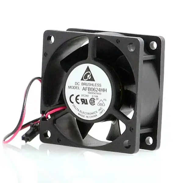 Nový Delta AFB0624HH 6025 60*60*25mm 24VAC 0.14A 27.6CFM 5000RPM Kuličková ložiska Invertor Axiální ventilátor