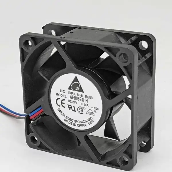 Nový Delta AFB0624HH 6025 60*60*25mm 24VAC 0.14A 27.6CFM 5000RPM Kuličková ložiska Invertor Axiální ventilátor