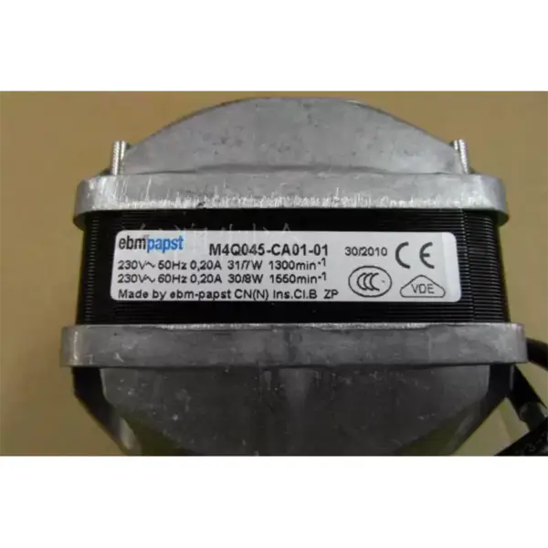 Ventilátor Ebmpapst M4Q045-CA01-01 230V chladicí ventilátor Motor kondenzátoru mrazničky v supermarketu