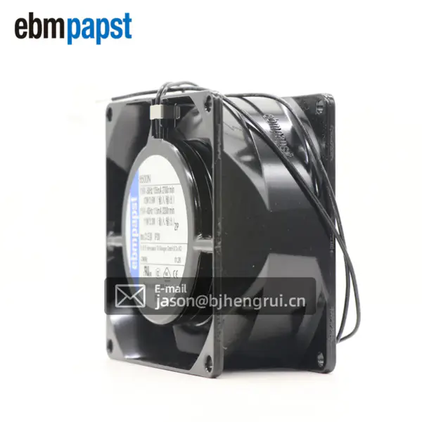 TYP 8500N Průtok vzduchu 61m3 /h 3200rpm Ebm papst Ventilátor 115V 80 * 80 * 38mm Celokovové chlazení Fam Skříň šasi Odvádění tepla