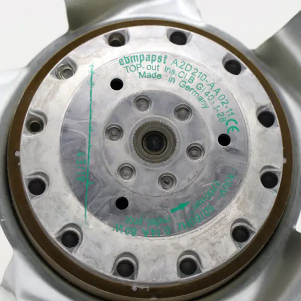 ebmpapst Axiální ventilátor na střídavý proud 400V 80W 2700 otáček za minutu A2D210-AA02-11 Motorový ventilátor Elektrický ventilátor do rozvaděče