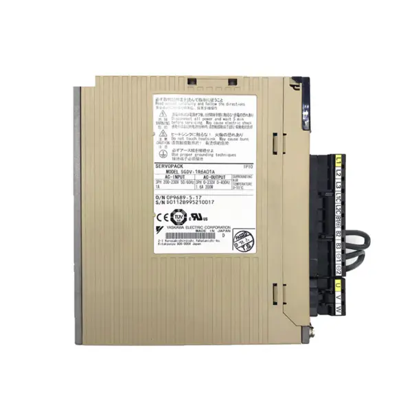 200W servopohon Yaskawa řady SGDV se střídavým motorem SGDV-1R6A01A