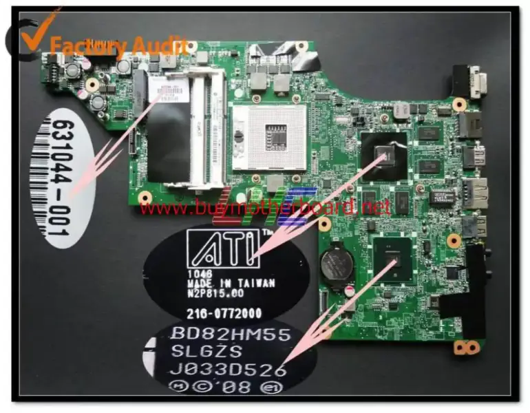 631044-001 základní deska pro notebook HP DV6