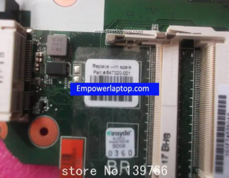 HP 647320-001 2000 CQ43 CQ57 E350 Základní deska