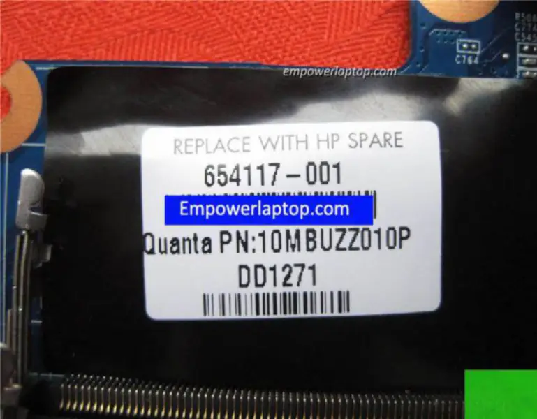 Základní deska HP G4 G6 654117-001 DAR18DMB6D1