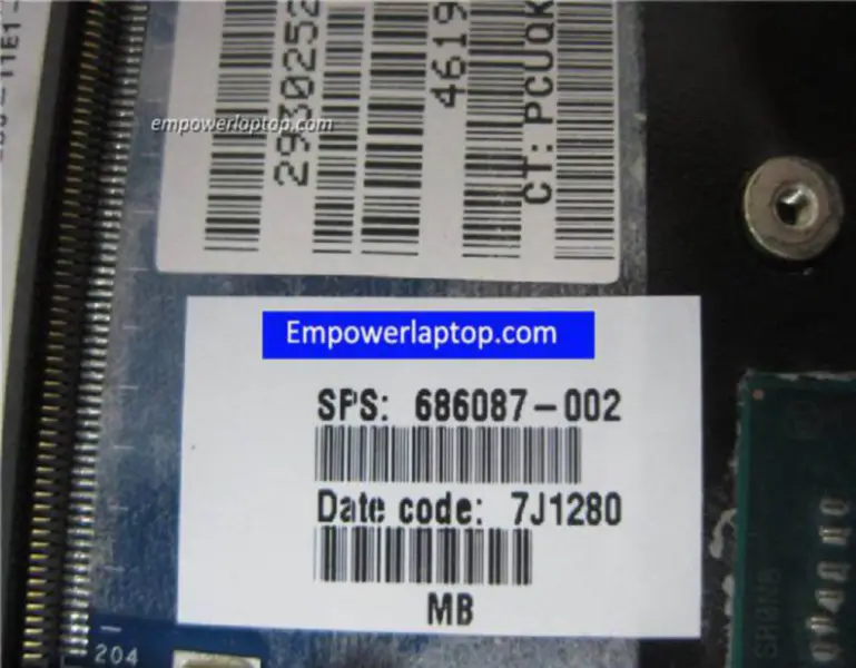 Základní deska HP Envy 4-1000 686087-501 686087-001 QAU30 LA-8662P