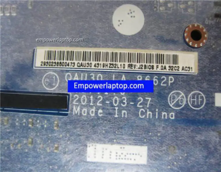 Základní deska HP Envy 4-1000 686087-501 686087-001 QAU30 LA-8662P