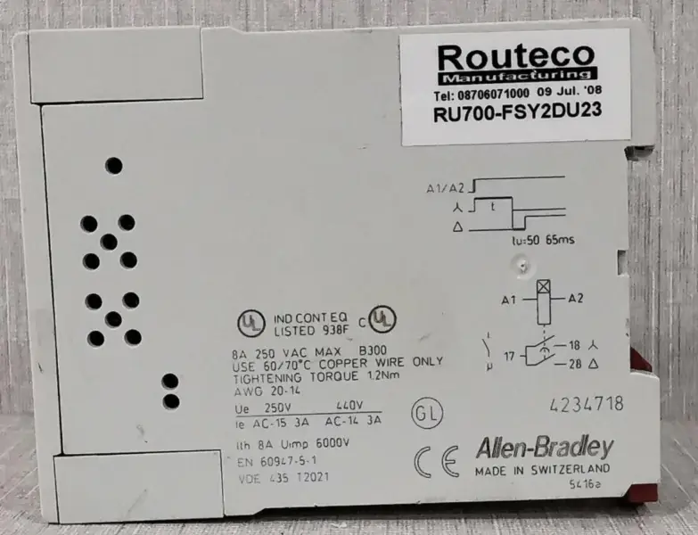 AB 700-FSY2DU23 ČASOVÉ RELÉ